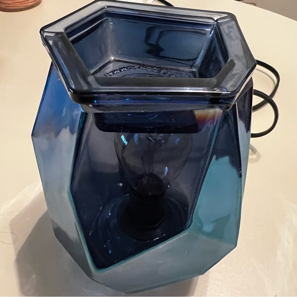 Blue full size Scentsy Electric Wax Warmer